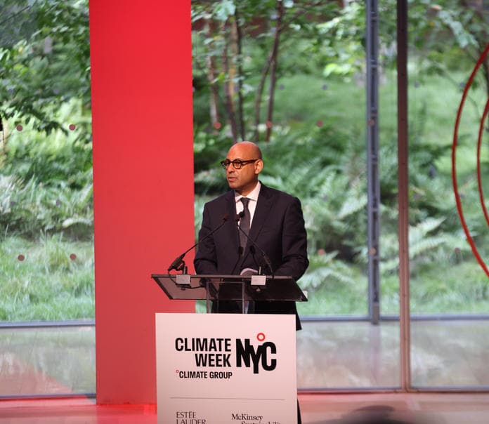Stanley Tucci NY climate week