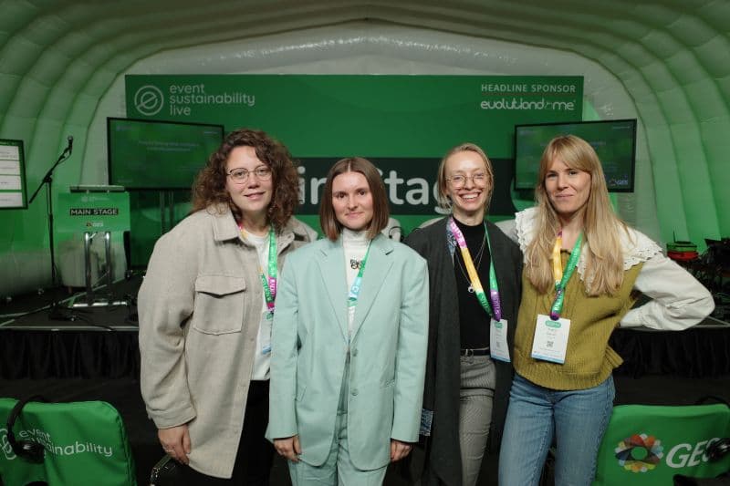 Team Green at isla event